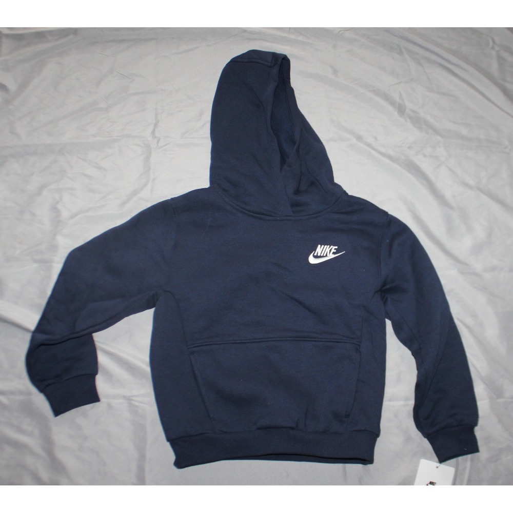 Boys Nike hoodie sweatshirt size 7 Navy blue